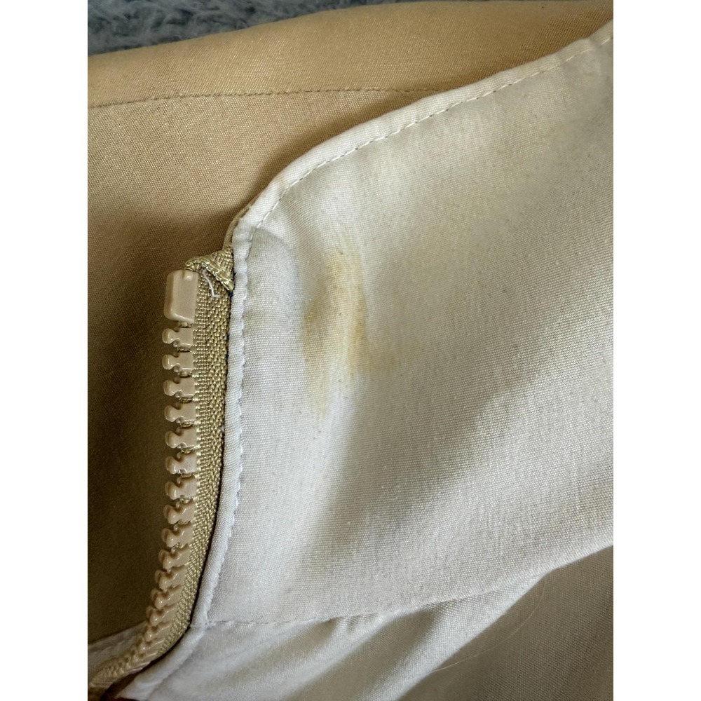 Vintage Innovations by‎ Izzi Jacket Womens Large Tan Zip Snap Drawstring 80s - Picture 16 of 16
